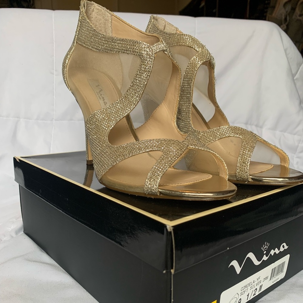 Silver / Gold Sparkly Nina Heels